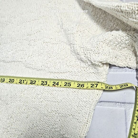 Vintage 90s Bald Eagle Chunky Knit Made N USA XXL Sweater Traverse Bay woolen co - Picture 9 of 11